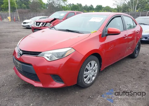 2014 Toyota Corolla Le from USA, damaged, VIN 2T1BURHE0EC039086